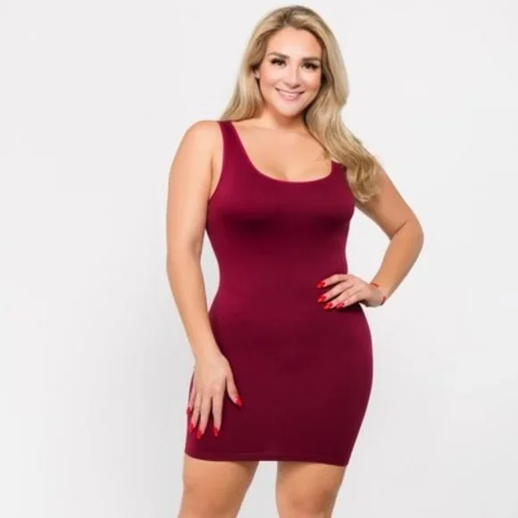 bodycon tank mini dress Rosette Bodycon Tank Mini Dress